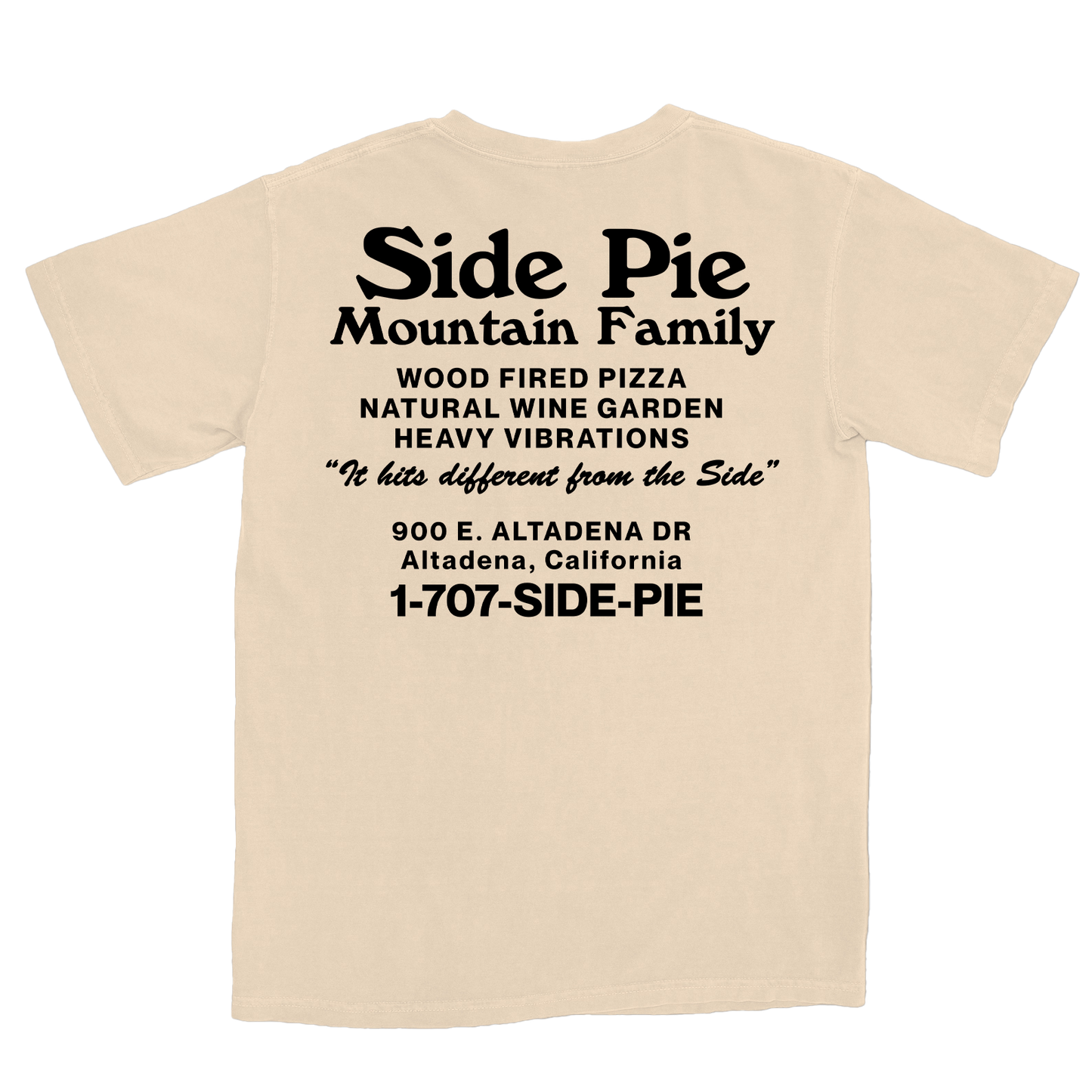 Side Pie Logo T-Shirt